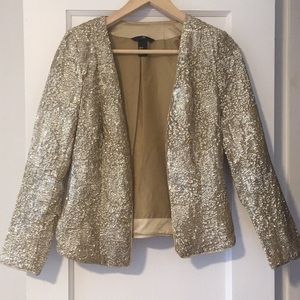 Gold sequin jacket